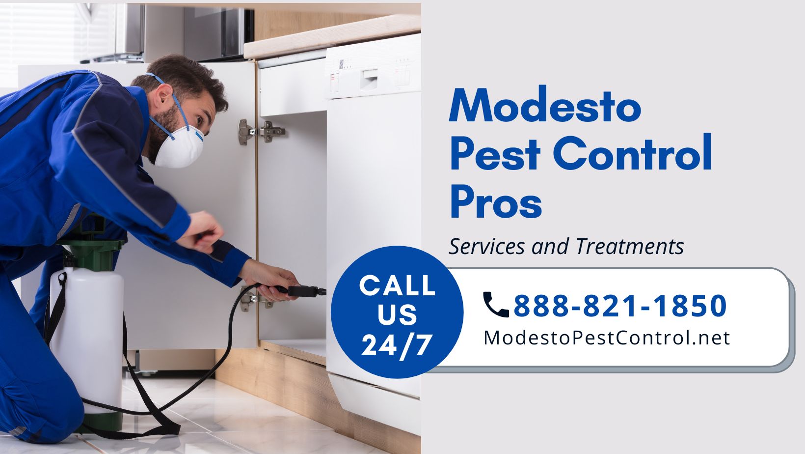 Pest Control Modesto CA 24 Hour Commercial & Residential Exterminators